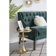 thumbnail image 4 of 15.5" Round Accent Table - Antique Brass, 4 of 5