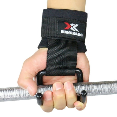 Fullvigor One Piece Weight Lifting Straps Glove Fitness Gym Wrap Brace Support Strength Training Sports Body Building Grips Hand Protection