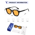 thumbnail image 4 of Gafas de Sol Retro Redondas VANLINKER VL9829 46 mm UV400 Naranja, 4 of 5