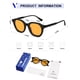 thumbnail image 4 of Gafas de Sol Retro Redondas VANLINKER VL9829 46 mm UV400 Naranja, 4 of 5