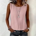 thumbnail image 4 of Outfmvch Camisoles for Women for Under Clothes Camisole Tops for Women Shirts Summer 2026 Flowy Tops for Women Slim Tanks Tank Tops for Women Camis for Women Summer Cami Shirts Pink XL, 4 of 7