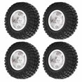 thumbnail image 4 of QIILU Wheel Rims Tires Tyre Set, 1/24 RC Car Rims Tires Tyre Set Strong For Axial Scx24 For AXI90081 For AXI00001, 4 of 8