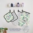 thumbnail image 5 of Cute Cartoon Koala 5 Pcs Kitchen Set Heat Resistant Oven Mitts and Non-Slip Pot Holders with Adjustable Cooking Apron, 5 of 6