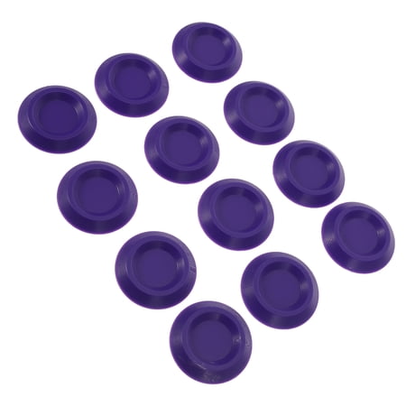 FOMIYES 12Pcs Escape Proof Plastic Feeding Dish for Reptiles Small Animal Use Purple