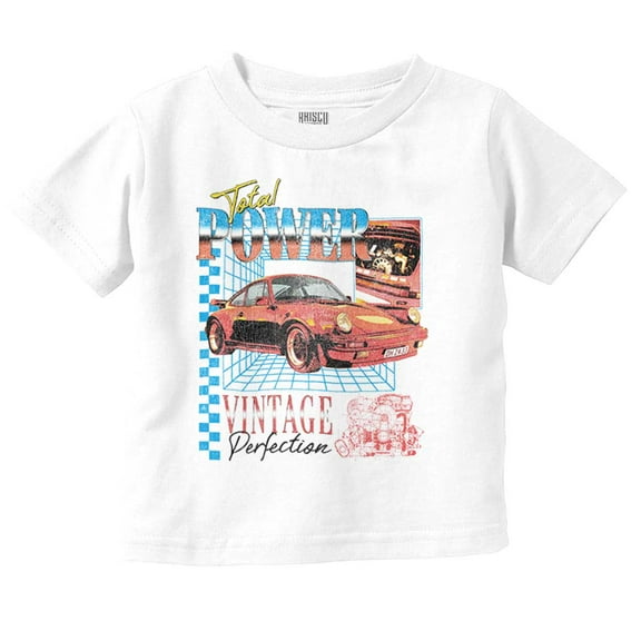 Total Power Vintage Muscle Car Engine Youth T Shirt Tee Boys Infant Toddler Brisco Brands 6M