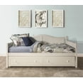 thumbnail image 5 of Hillsdale Staci Traditional Arched Wood Full Daybed with Trundle, Classic White, 5 of 8