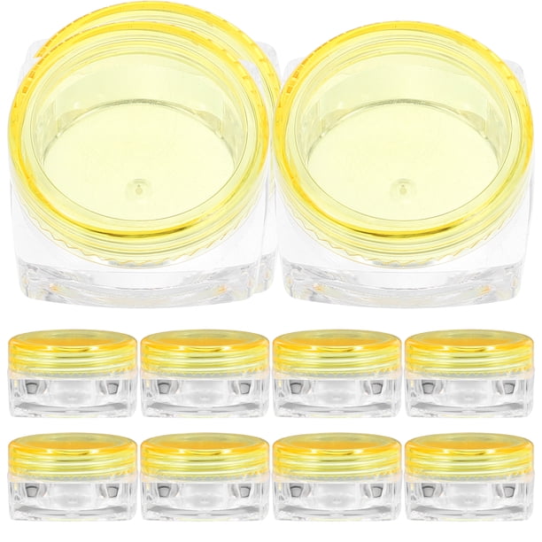 24 Uds. Frascos de crema vacíos, recipientes de crema rellenables, recipientes de crema de viaje, pequeños frascos de crema con tapas