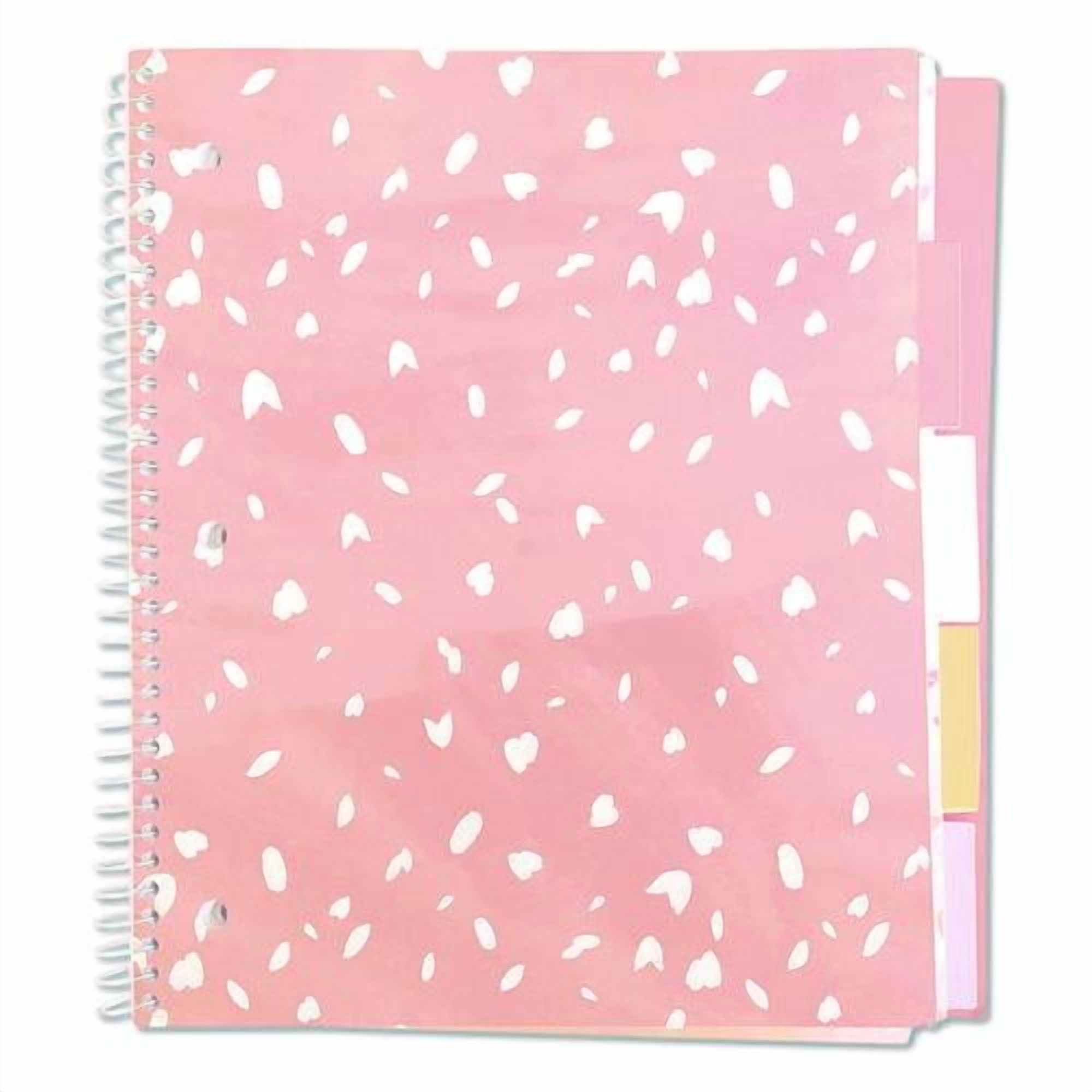 Silver Lining Five-Subject Spiral Notebook, Medium/College Rule, Randomly Assorted Cover Color/Desig | Bundle of 2