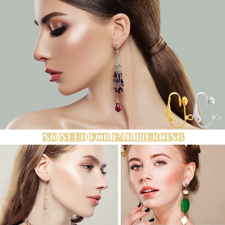 UNICRAFTALE 200pcs 304 Stainless Steel Stud Earring Settings - 12mm Round Cabochon Posts With 100 Butterfly Backs