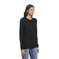 thumbnail image 4 of Women Long Sleeve T-Shirt Premium Jersey Long Sleeve Shirts Tee 100% Cotton S M L XL 2XL 3XL Blank Ladies Tshirts, 4 of 8