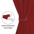 thumbnail image 3 of Cortina Easy-Going, 25 x 183 cm, opaca, color rojo, 3 of 7