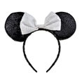 thumbnail image 1 of A Miaow - Diadema con orejas de ratón, color negro, 1 of 5