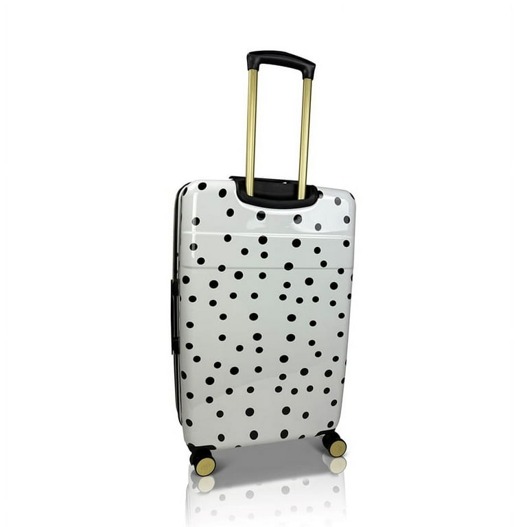 Jenni Chan Polka Dot 3-Piece Hardside Spinner Set