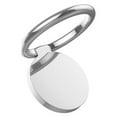 thumbnail image 2 of Deyuer Phone Stand 360 Degree Rotation Self-adhesive Metal Finger Ring Phone Holder for Phones,Silver, 2 of 8