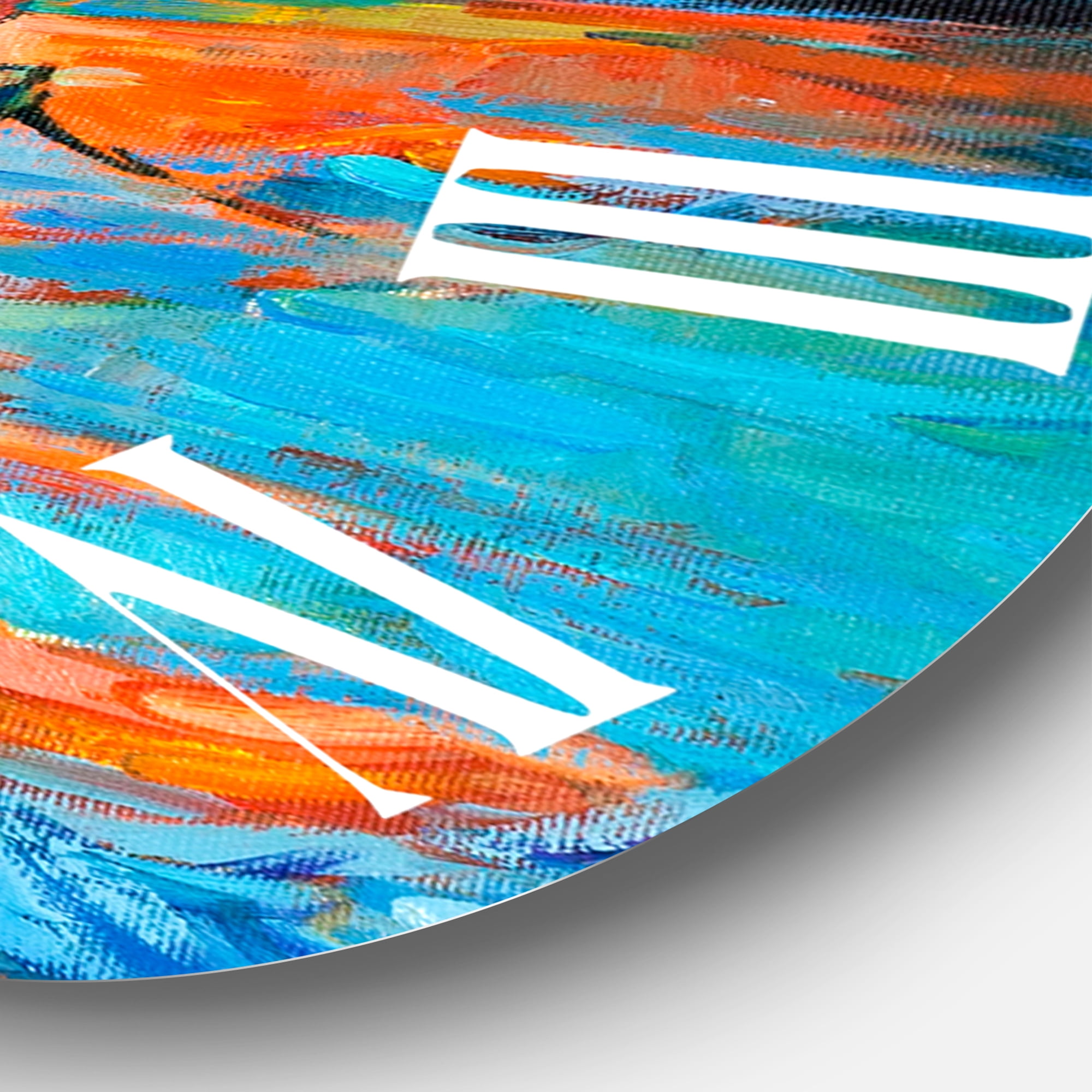 Designart 1 in Coastal Wall Clock