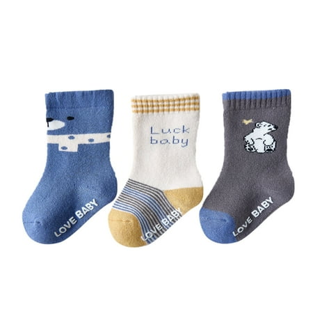 

New Pattern Warm Socks Heavy Thermal Kids Cotton Hiking Socks For Toddlers Boys Girls Winter Thick Warm Cozy Crew Boot Socks 3 Pairs Socks Womens