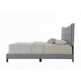 thumbnail image 6 of The Venacha Gray Fabric Queen Bed Has a Luxurious Headboard and Modern Low-Profile Footboard, 6 of 7