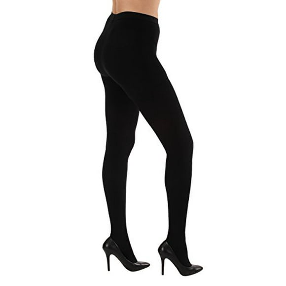 Opaque Graduated Compression Pantyhose, Support Hose Pantyhose - 20-30mmHg Graduated Medical Compression, Color Black, Size XL