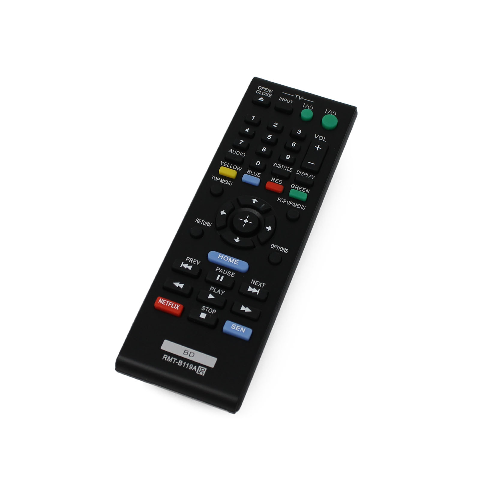 Replacement Sony RMT-B119A Blu-Ray Disc DVD Player Remote Control for Sony BDPS1100 Blu-Ray Disc DVD Player - image 4 of 4