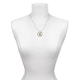 thumbnail image 3 of Delight Jewelry Goldtone Capital Letter - B - Pebble Disc - Live Ring Charm Necklace, 18", 3 of 4