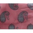 thumbnail image 4 of oneOone Georgette Viscose Fabric Paisley Block Printed Fabric 1 Yard 42 Inch Wide, 4 of 4