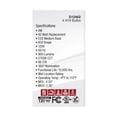 thumbnail image 6 of Satco S12462 60W Equivalent Warm White A19 Medium Clear Dimmable LED Light Bulb - pack of 4, 6 of 7