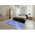 thumbnail image 5 of Ahgly Company Machine Washable Indoor Rectangle Transitional Day Sky Blue Area Rugs, 8' x 10', 5 of 7