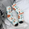thumbnail image 5 of Vsdgher Cute Tableware Crew Socks for Men & Women, Breathable Casual Athletic Ankle Socks, 5 of 6
