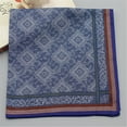 thumbnail image 3 of lixuesong Cotton Handkerchiefs Stylish Weave Men's Handkerchief Soft Cotton Handkerchief Kerchief, 3 of 3