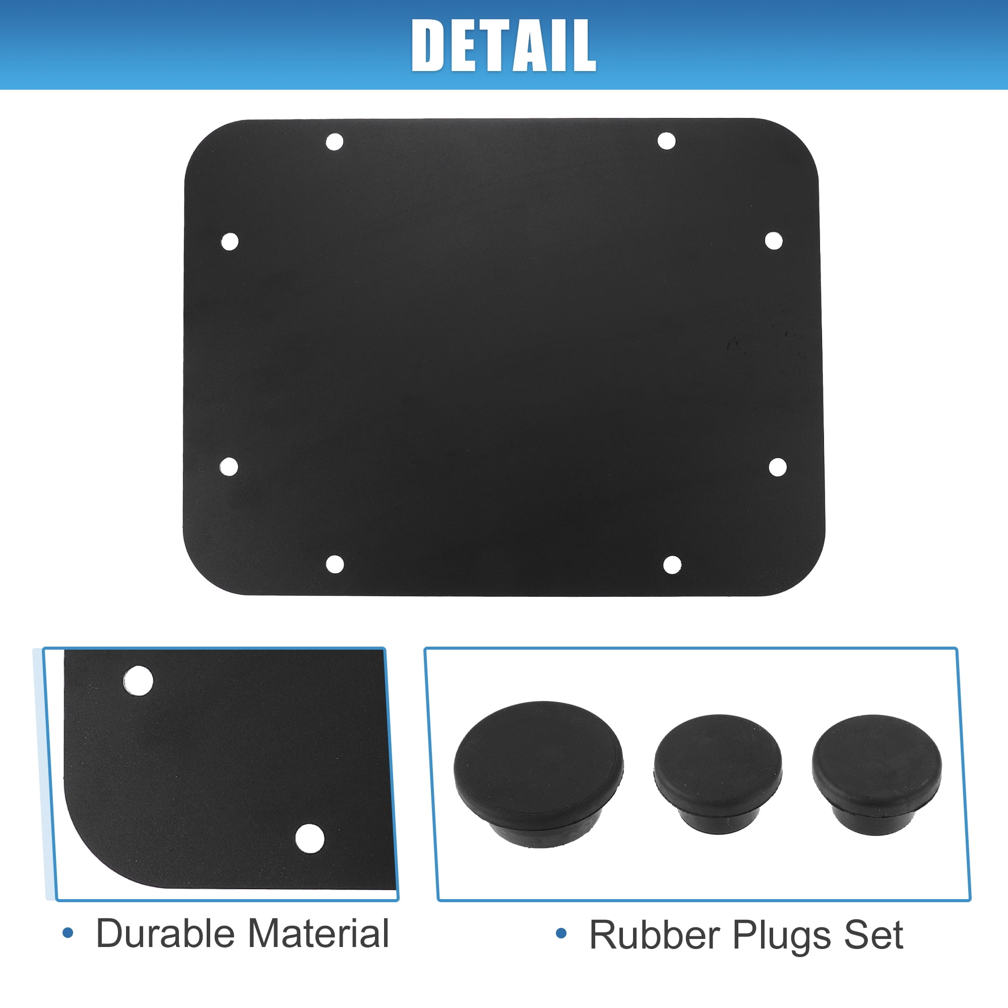 Unique Bargains Spare Tire Carrier Filler Plate for Jeep Wrangler JK JKU 2007-2018