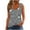 Gray, variant on GERsome Summer Tank Tops for Women Scoop Neck Sleeveless T Shirts Casual Loose Fit Trendy Blouses S-2XL