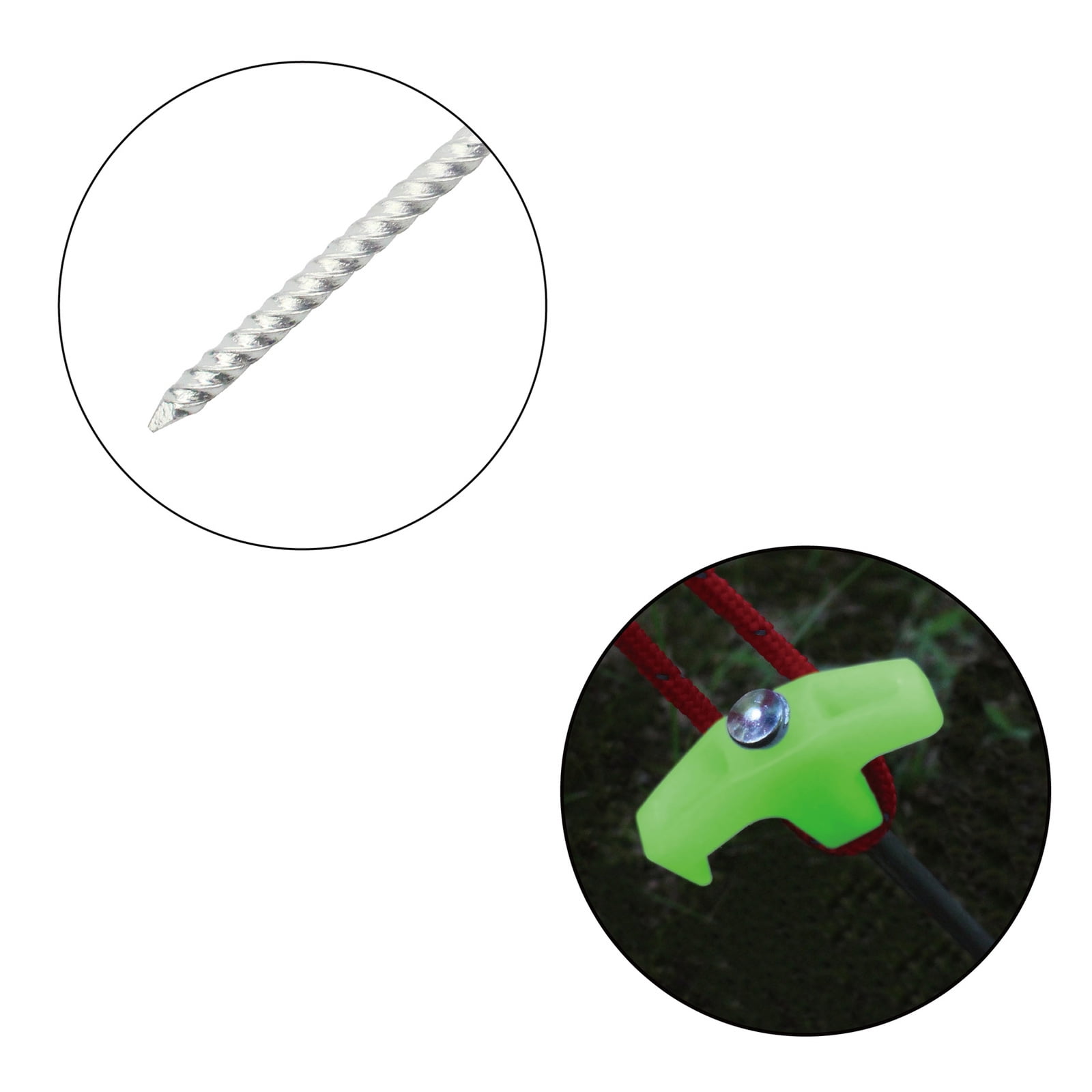 10pack Outdoor Travel Camping Tarps Stakes Ground Stakes Organizers Tent Peg for Toughs Ground Conditions
