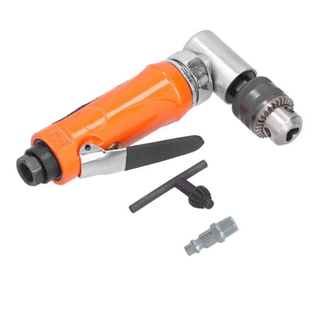 

Pneumatic Drill Air Angular Drilling Machine 90° 1/4in 6.5mm Elbow Head Manual Tool KP555L
