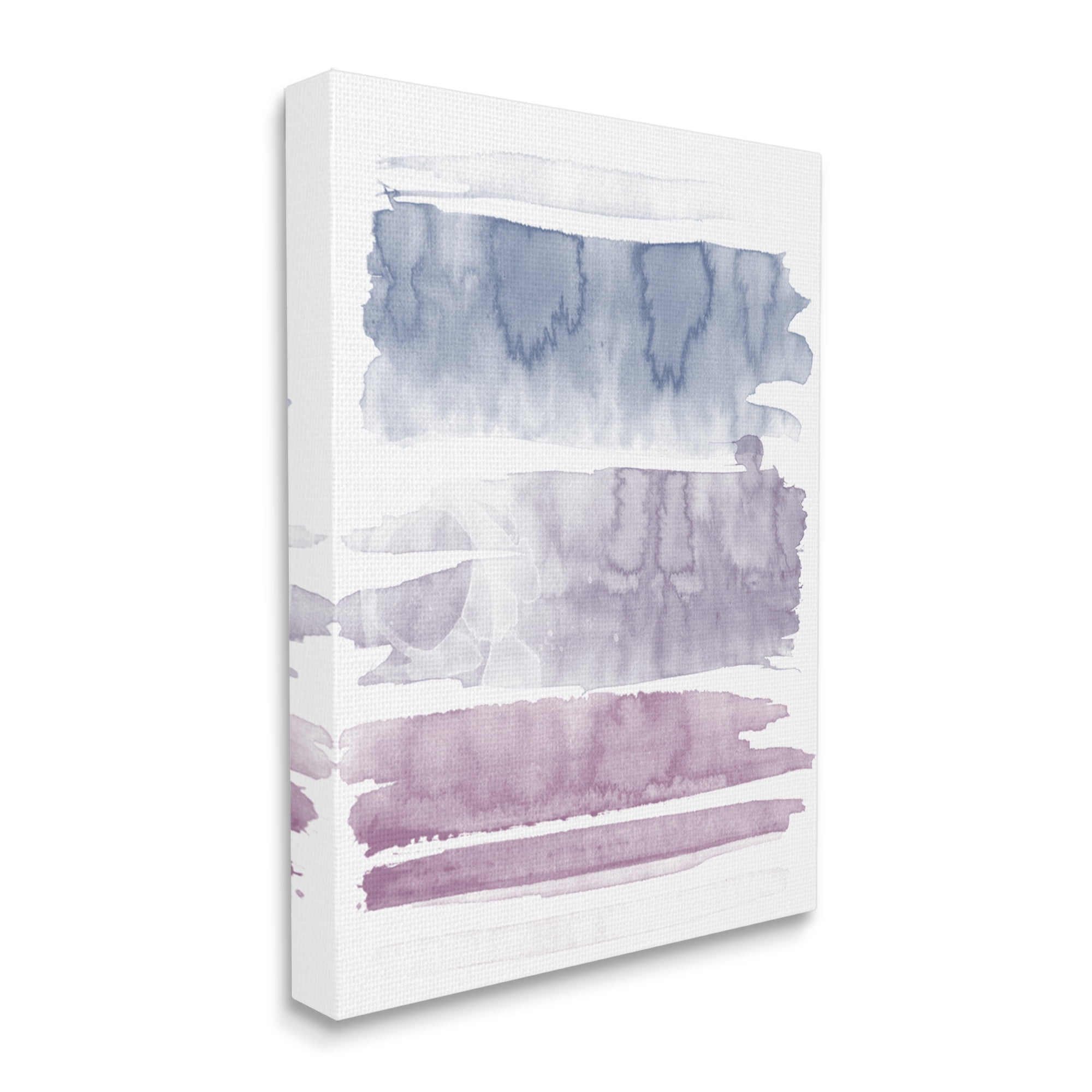 Stupell Industries Pastel Watercolor Splash Abstract Painting Gallery Wrapped Canvas Print Wall Art, 36 x 48
