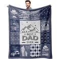 thumbnail image 1 of Gifts for dad Blanket 50"x60" - dad Birthday Gift - Perfect dad Gifts Ideas - Birthday Gift for Father - Best dad Ever Gifts - Gifts for Father Throw Blankets - Gift for dad who Wants Nothing, 1 of 6
