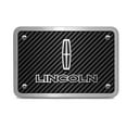 thumbnail image 2 of Lincoln Logo 3D Logo Carbon Fiber Look Billet Aluminum 2 inch Tow Hitch Cover, 2 of 5