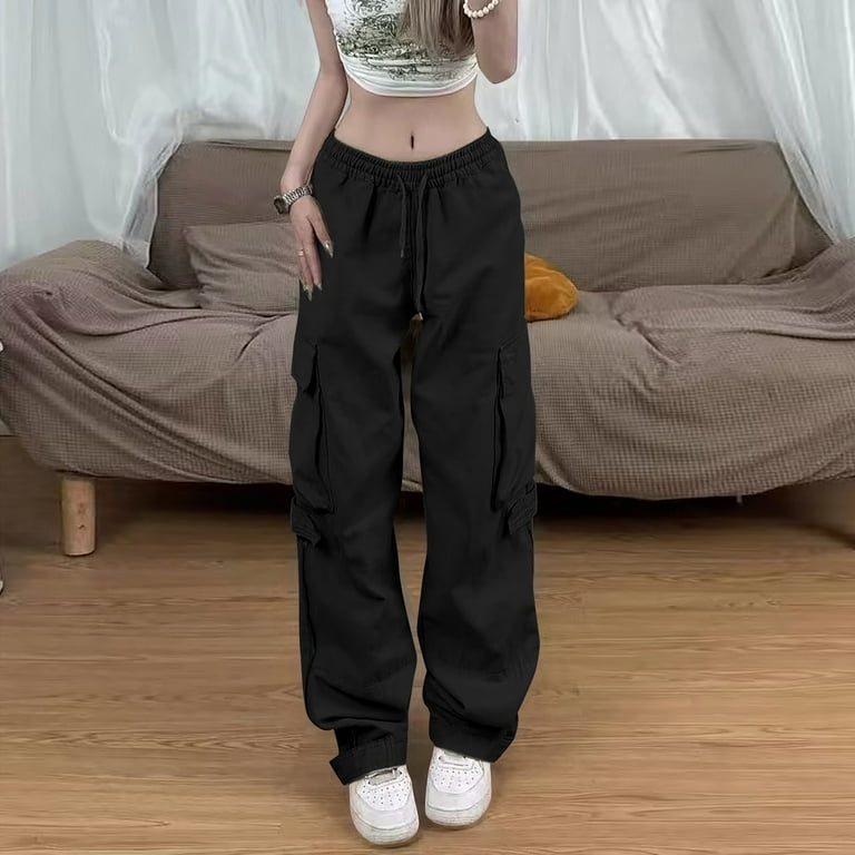 Lisingtool Cargo Pants Women Cargo Pants Big Pockets Y 2K Lisingtool Cargo Pants Women Cargo Pants Big Pockets Y 2K