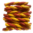 thumbnail image 1 of DOG-O-CHEW, Carnaza para Perro, Premio para Perro, Trenza 5" Flexible , Sabor Tocino y Queso, 12 piezas DOG-O-CHEW DOUBLE CHEW TOCINO Y QUESO, 1 of 5