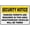 Warning Sign 4, variant on Patrons Must Have Valid Photo Id Sign 8"x12", Aluminum Tin Warning Signs for Home Outdoor Garden, Weatherproof Security Sign for Business