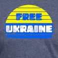 thumbnail image 3 of CafePress - Free Ukraine Men's Deluxe T Shirt - Mens Tri-blend T-Shirt, 3 of 4