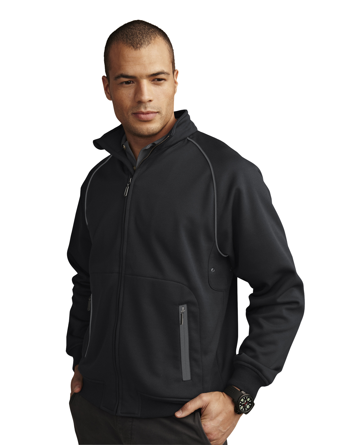 TriMountain TriMountain Men's 100 Polyester Pique Fleece Knit