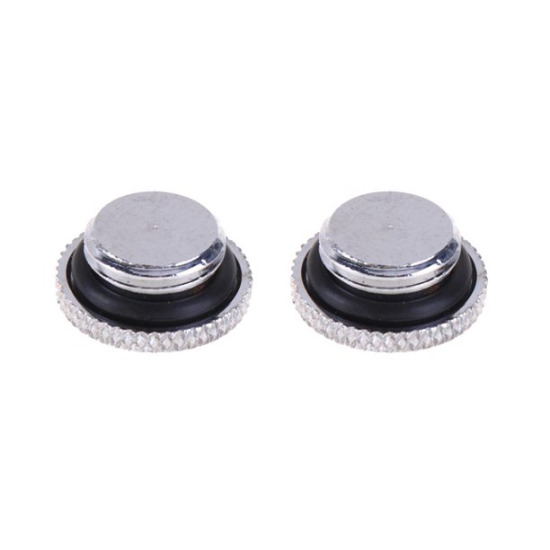 Accesorios para computadoras Tapón de perfil bajo de rosca G1/4 para PC, depósito de radiador de refrigeración por agua, 2 uds. Hugtrwg Para estrenar
