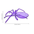thumbnail image 2 of BRIGHTFUFU Assiette Alimentaire Réutilisable 1Pcs pour Usage Domestique et Restaurant Violet ABS, 2 of 8