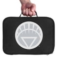 thumbnail image 3 of Green Lantern Blackest Night White Lantern Logo Insulated Soft Sided Lunch Box - Reusable Lunch Bag For School Office Work, BPA Free, 3 of 5