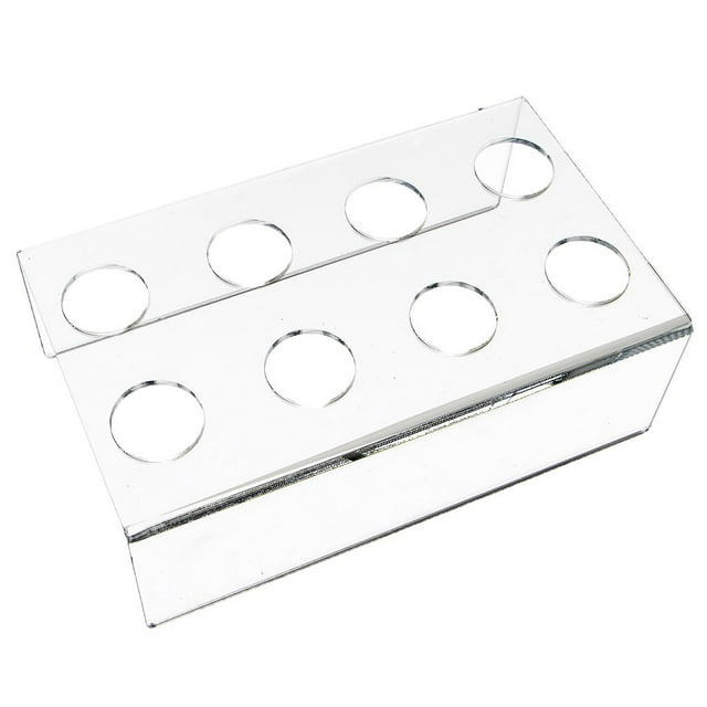 Rejilla para hornear conos de cupcakes, 8 agujeros, soporte para helados, soporte para conos, ayudante de cocina Transparente