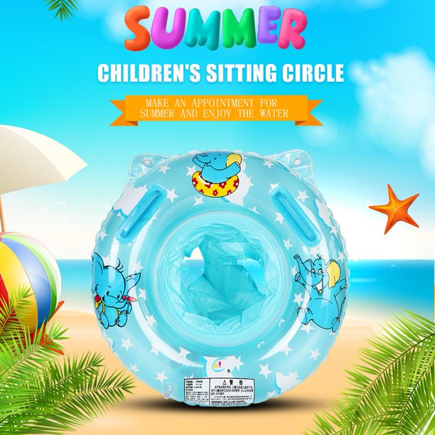 Anillos de natación inflables, asiento para niños, círculo de natación flotante para niños, juguetes de fiesta en la playa