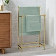 thumbnail image 3 of BELIZZI HOME Ultra Soft 3 Pack Cotton Towel Sets - 1 Pc Bath Towel 28x55 inch, 1 Pc Hand Towel 16x24 inch & 1 Pc Wash Coth 12x12 inch. For Everyday Use, Compact & Light Weight - Jade, 3 of 6