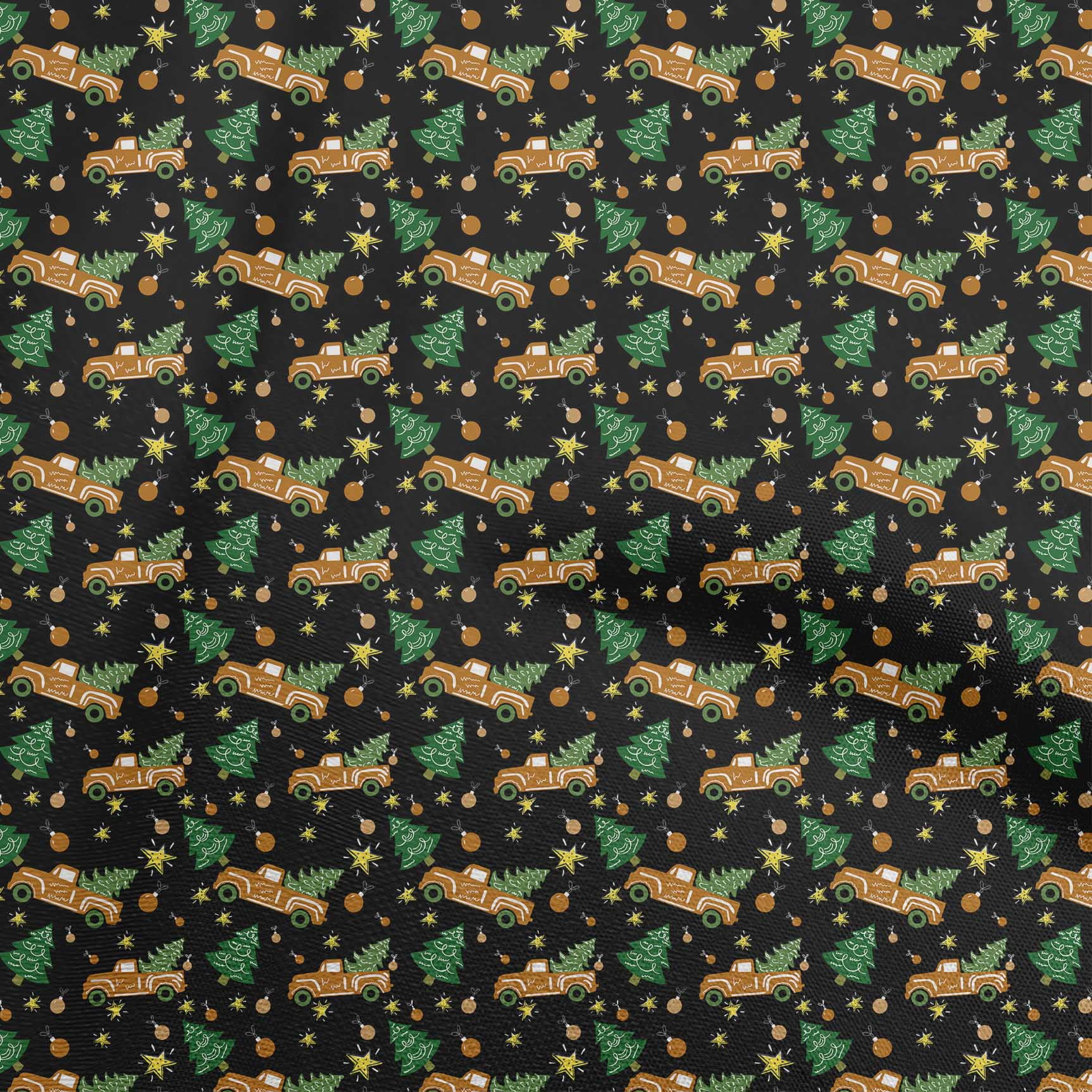 oneOone Cotton Poplin Orange Fabric Christmas Fabric For Sewing Printed Craft Fabric By The Yard 56 Inch Wide