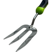 Garden Guru Stainless Steel Hand Weeder Fork Tool with Ergonomic Handle for Gardening, Loosening Soil and More