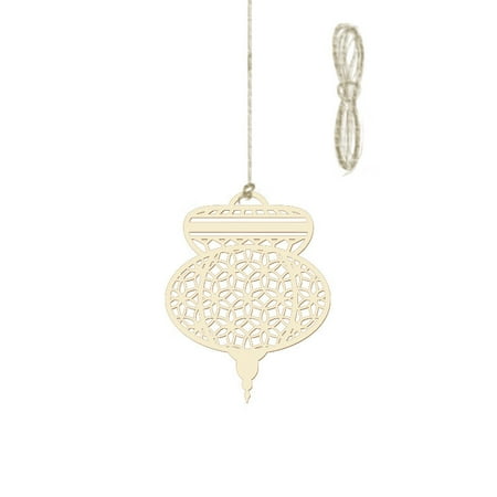 

Wooden Eid Mubarak Hanging Pendant Ornament Ramadan Kareem Gift